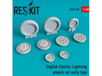 English Electric Lightning Wheels Set Early Type - image 1