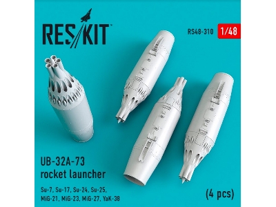 Ub-32a-73 Rocket Launcher 4 Pcs Su-7, Su-17, Su-24, Su-25, Mig-21, Mig-23, Mig-27, Yak-38 - image 1