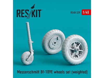 Messerschmitt Bf-109e Wheels Set (Weighted) - image 1