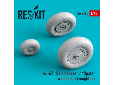 He.162 Salamander / Spatz Wheels Set (Weighted) - image 1