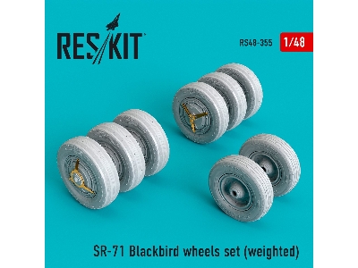 Sr-71 Blackbird Wheels Set (Weighted) - image 1