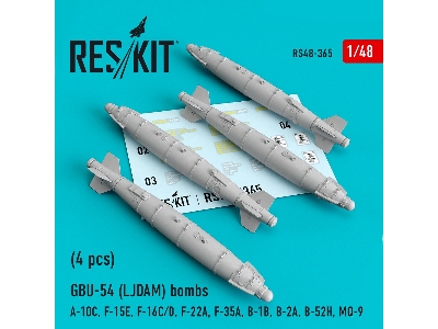 Gbu-54 (Ljdam) Bombs (4 Pcs) (A-10c, F-15e, F-16c/D, F-22a, F-35a, B-1b, B-2a, B-52h, Mq-9) - image 1