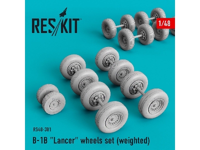 B-1b Lancer Wheels Set (Weighted) - image 1