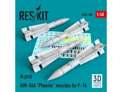 Aim-54a Phoenix Missiles For F-14 4pcs - image 1