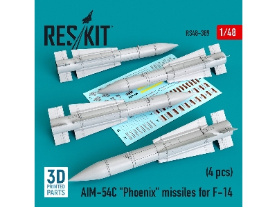 Aim-54c Phoenix Missiles For F-14 4pcs - image 1