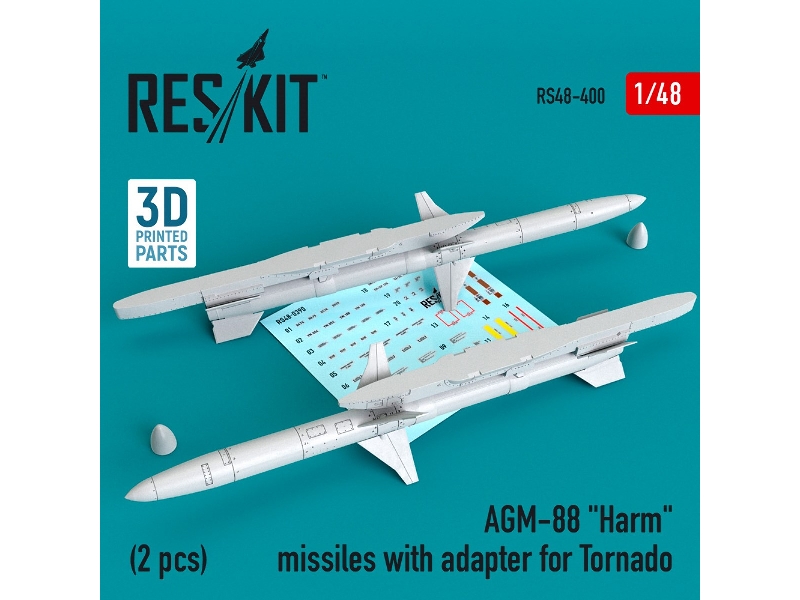 Agm-88 Harm Missiles With Adapter For Tornado 2 Pcs - image 1