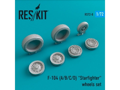 Lockheed F-104 (A/B/C/D) Starfighter Wheels Set - image 1