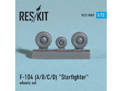 Lockheed F-104 (A/B/C/D) Starfighter Wheels Set - image 3