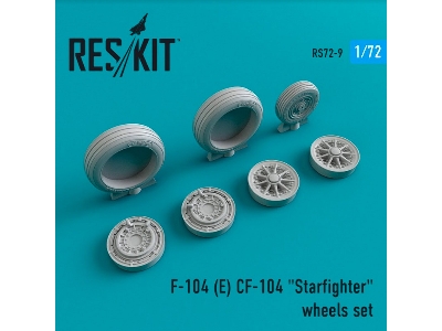 Lockheed F-104 (E) Cf-104 Starfighter Wheels Set - image 1