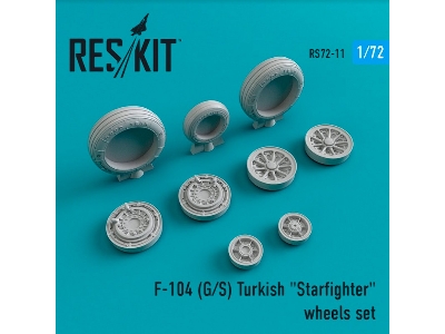 Lockheed F-104 (G/S) Turkish Starfighter Wheels Set - image 1