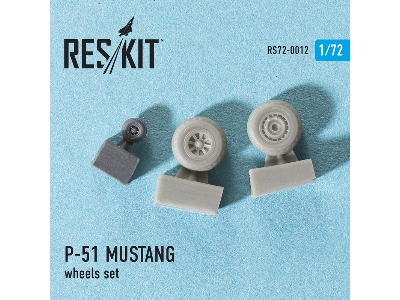 North American P-51 Mustang Wheels Set - image 2
