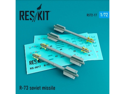 R-73 Soviet Missile (4 Pcs) (Mig-29, Su-27/30/32/33/35/37) - image 1