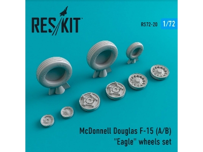 Mcdonnell Douglas F-15 (A/B) Eagle Wheels Set - image 1