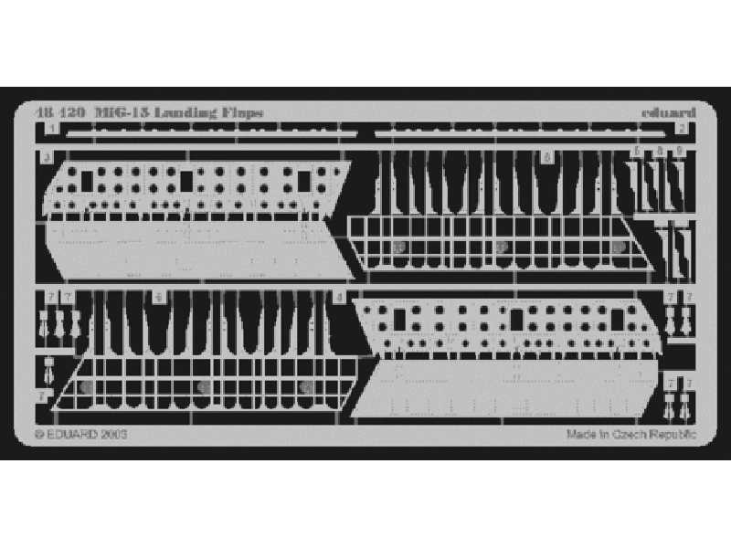 MiG-15 landing flaps 1/48 - Trumpeter - image 1