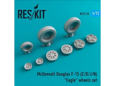 Mcdonnell Douglas F-15 (C/D/J/N) Eagle Wheels Set - image 1