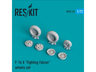 General Dynamics F-16 (A) Fighting Falcon Wheels Set - image 1