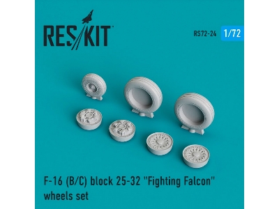 General Dynamics F-16 (B/C) Block 29-39 Fighting Falcon Wheels Set - image 1