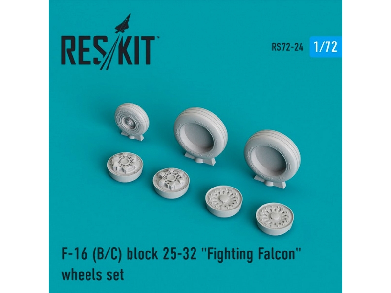 General Dynamics F-16 (B/C) Block 29-39 Fighting Falcon Wheels Set - image 1