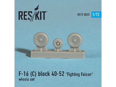 General Dynamics F-16 (C) Block 40-52 Fighting Falcon Wheels Set - image 3