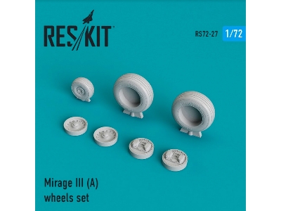 Dassault Mirage Iii (A) Wheels Set - image 1