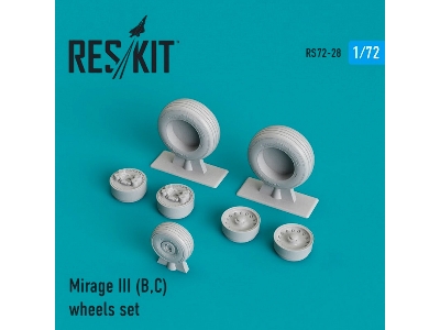 Dassault Mirage Iii (B,c) Wheels Set - image 1