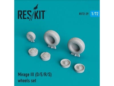 Dassault Mirage Iii (D/E/R/S) Wheels Set - image 1