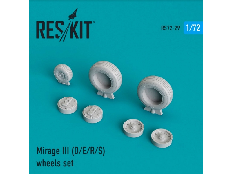 Dassault Mirage Iii (D/E/R/S) Wheels Set - image 1