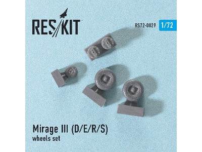 Dassault Mirage Iii (D/E/R/S) Wheels Set - image 2