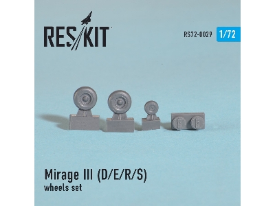 Dassault Mirage Iii (D/E/R/S) Wheels Set - image 3