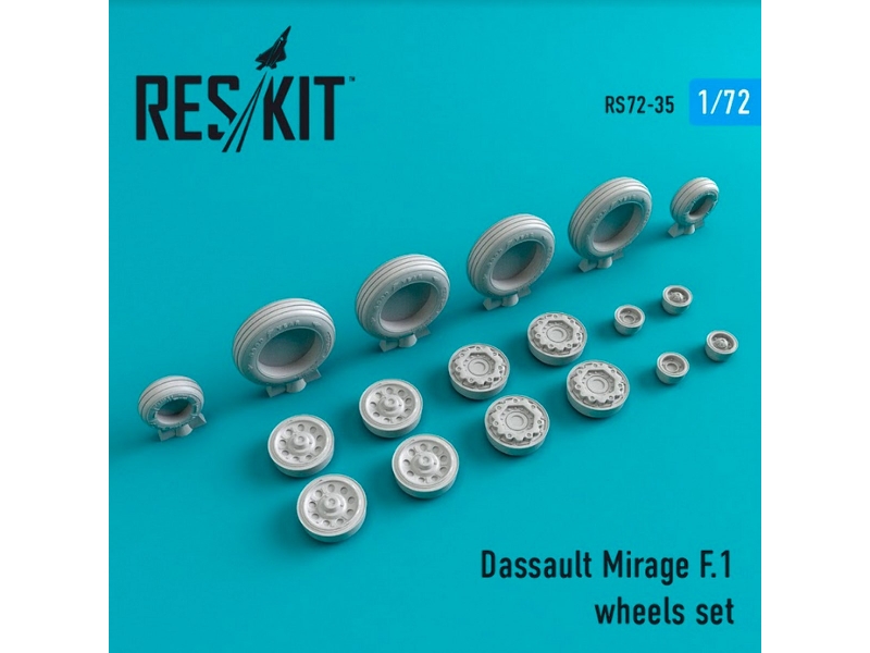 Dassault Mirage F.1 Wheels Set - image 1