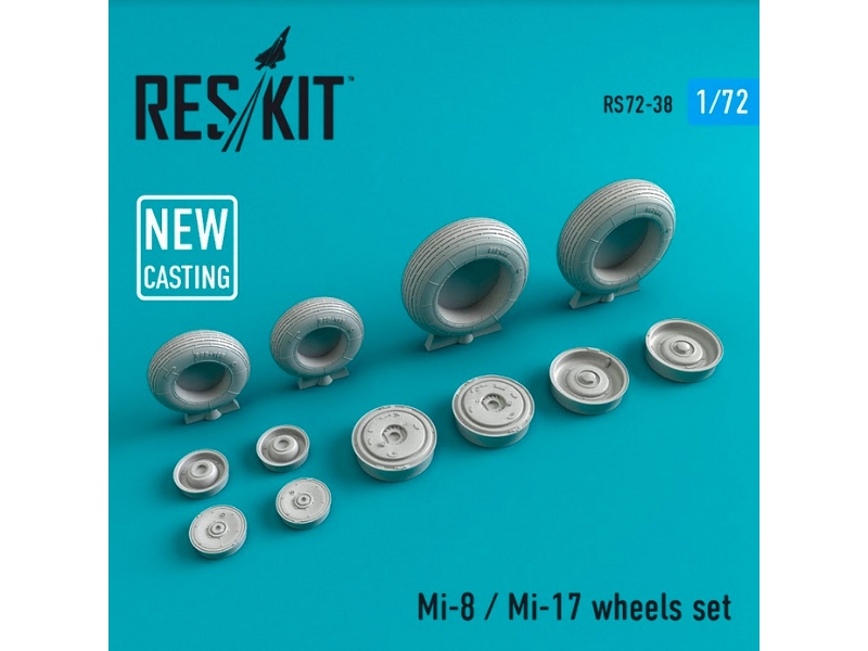 Mi-8 (Mi-17) Wheels Set - image 1