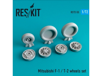 Mitsubishi F-1 / T-2 Wheels Set - image 1