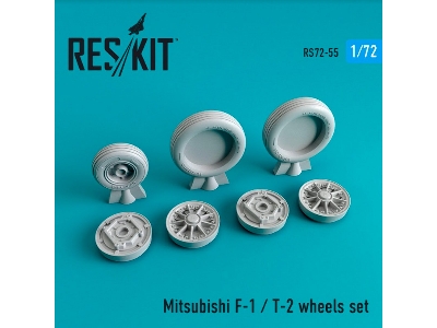 Mitsubishi F-1 / T-2 Wheels Set - image 3