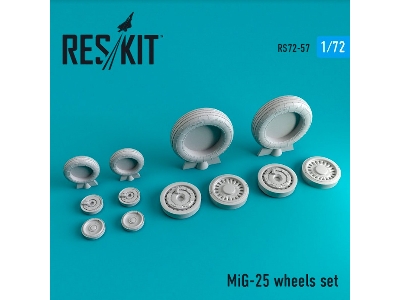 Mig-25 Wheels Set - image 1