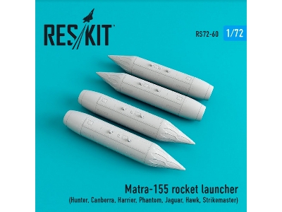 Matra-155 (4 Pcs) (Hunter, Canberra, Harrier, Phantom, Jaguar, Hawk, Strikemaster,) - image 1