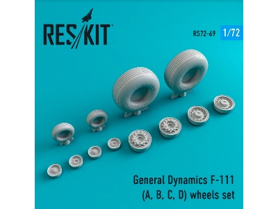 General Dynamics F-111 (A, B, C, D) Wheels Set - image 1