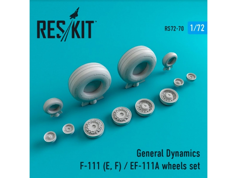 General Dynamics F-111 (E, F) / Ef-111a Wheels Set - image 1