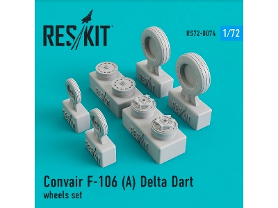 Convair F-106 (A) Delta Dart Wheels Set - image 1