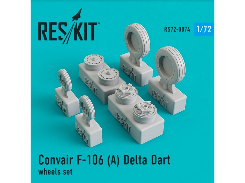 Convair F-106 (A) Delta Dart Wheels Set - image 1