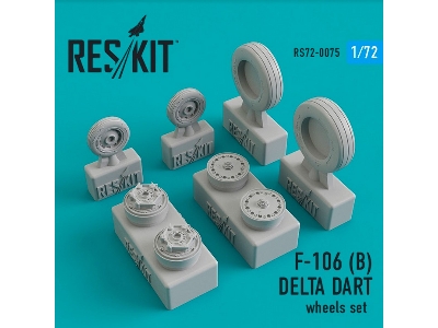 Convair F-106 (B) Delta Dart Wheels Set - image 1