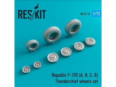 Republic F-105 (A, B, C, D) Thunderchief Wheels Set - image 1