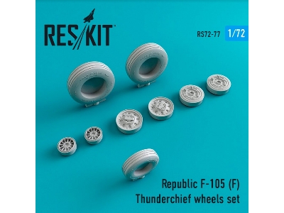 Republic F-105 (F) Thunderchief Wheels Set - image 1