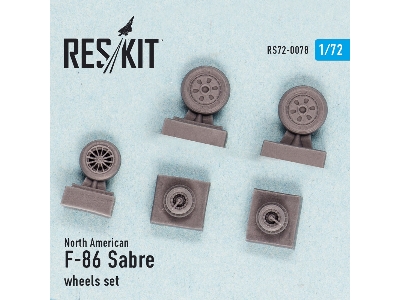 North American F-86 Sabre Wheels Set - image 2