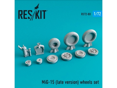 Mig-15 (Late Version) Wheels Set - image 1