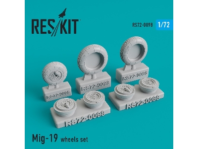 Mig-19 Wheels Set - image 1