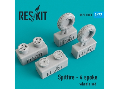 Spitfire - 4 Spoke Wheels Set - image 1