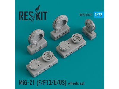 Mig-21 (F/F13/U/Us) Wheels Set - image 1