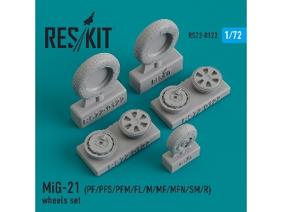 Mig-21 (Pf/Pfs/Pfm/Fl/M/Mf/Mfn/Sm/R) Wheels Set - image 1