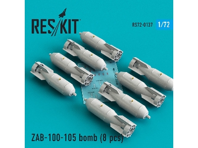 Zab-100-105 Bomb (8 Pcs) (Su-7, Su-17, Su-22, Su-24, Su-25, Su-34, Mig-21, Mig-27) - image 1