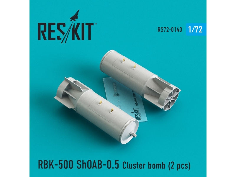 Rbk-500 Shoab-0.5 Cluster Bomb (2 Pcs) (Su-17, Su-22, Su-24, Su-25, Su-34) - image 1